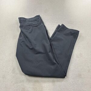 Bluffworks Envoy Lightweight Travel Pants Mens 33 Gray Chino Regular Fit Stretch